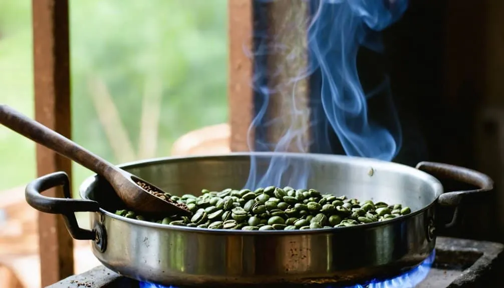 coffee roasting smoke dynamics