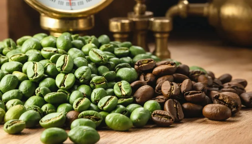 green coffee bean criteria
