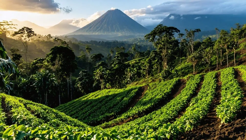 mountains influence antigua coffee