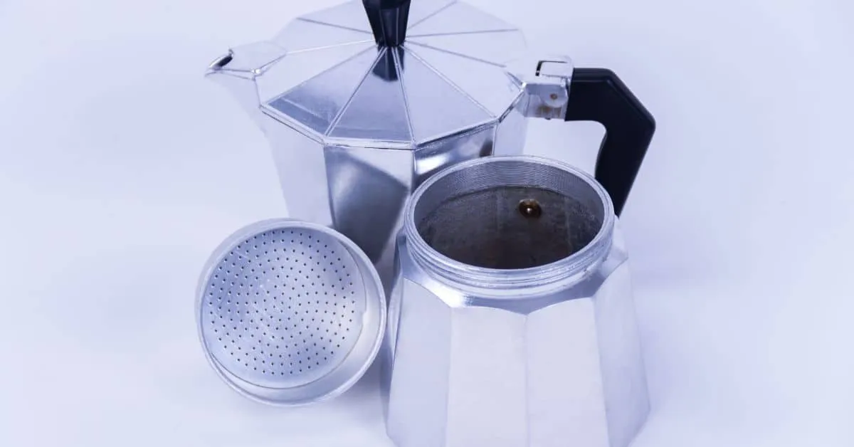 Disassembled Moka Pot