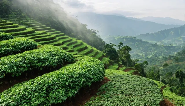 top coffee growing regions highlighted