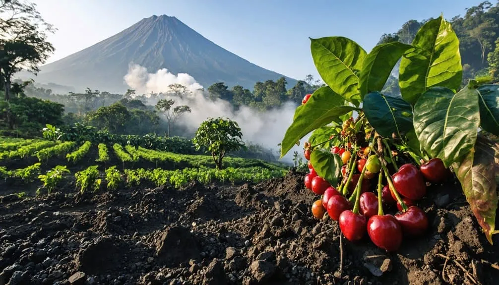 volcanic coffee economic significance