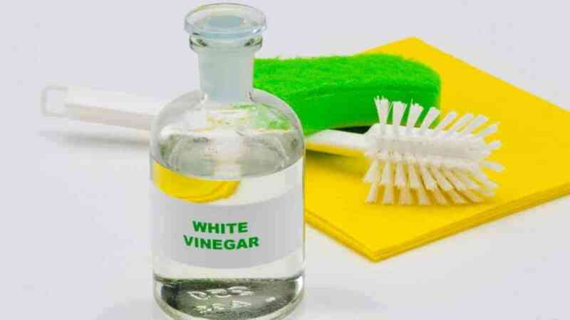 Bottle of White Vinegar used for cleaning your Percolator.