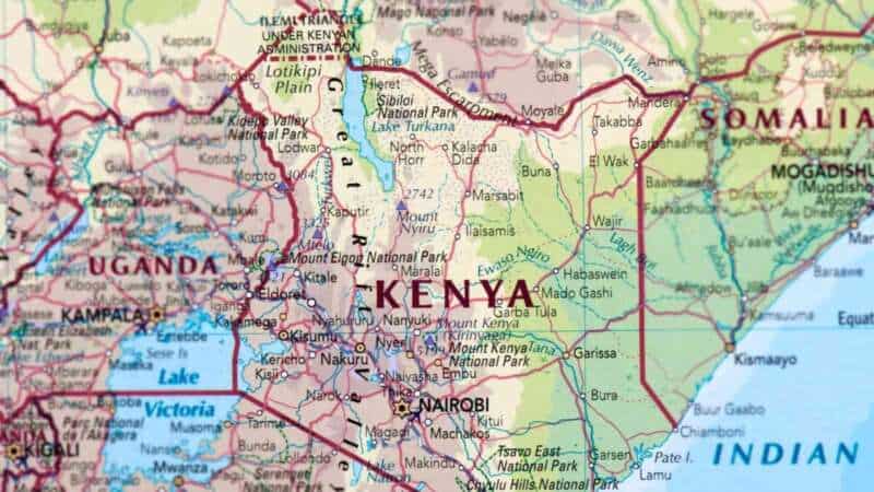 Map of Kenya