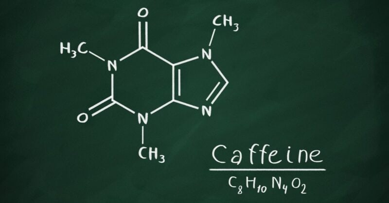 Chemical formula of Caffeine