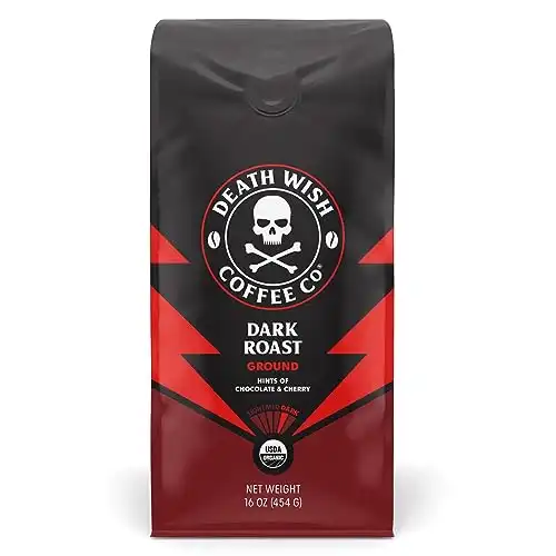 Death Wish Dark Roast Ground Coffee