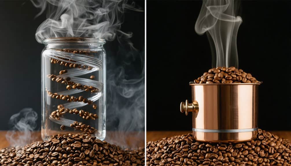 air vs drum roasting